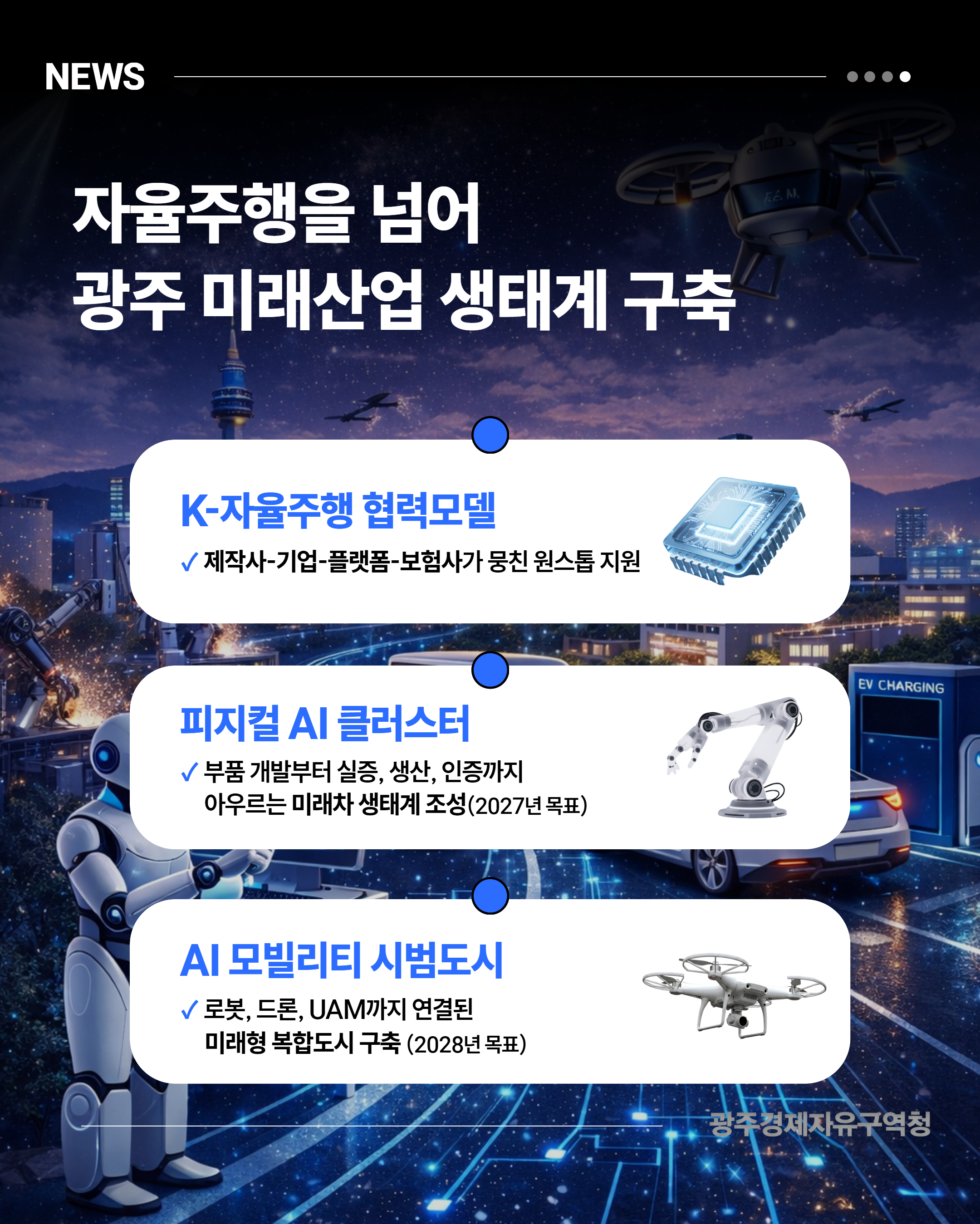 광주경제자유구역청 자율주행 실증도시5